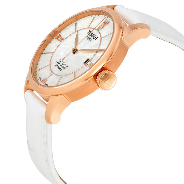 Tissot Le Locle Automatic White Mother of Pearl Dial Ladies Watch T41.6.453.83 - The Watches Men & Co #2