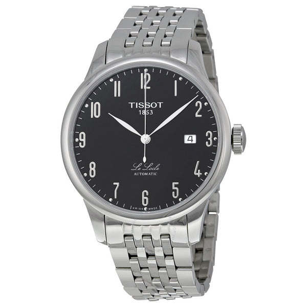 Tissot Le Locle Black Dial Stainless Steel Men's Watch T41148352 - The Watches Men & Co