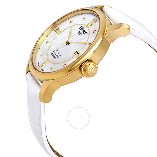 Tissot Le Locle Automatic Diamond Mother of Pearl Dial Ladies Watch T41.5.453.86 - The Watches Men & Co #2