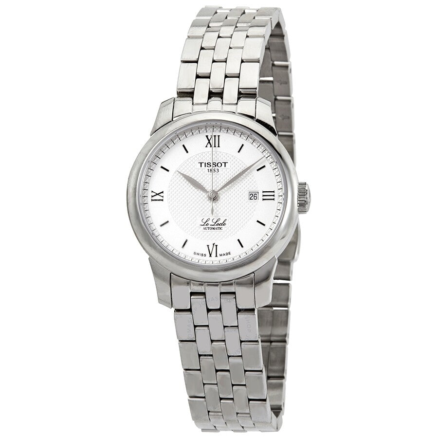 Tissot Le Locle automatic ladies watch with silver dial and stainless steel bracelet