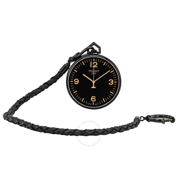 Tissot Lepine Black Dial Pocket Watch T863.409.99.057.00 - The Watches Men & Co