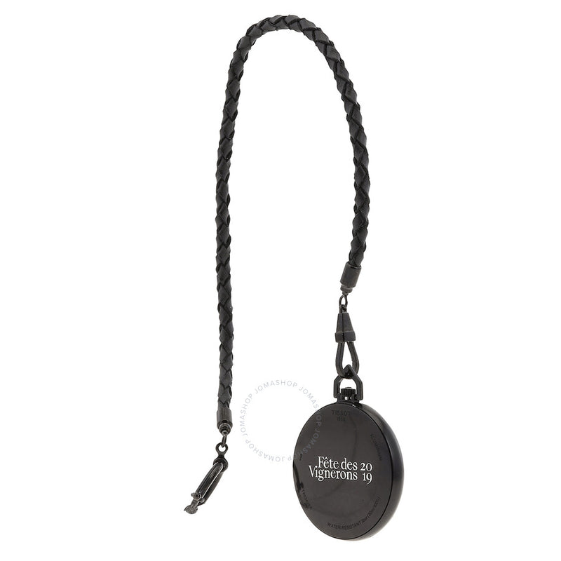 Tissot Lepine Quartz Black Dial Unisex Pocket Watch T863.409.99.057.01 - The Watches Men & Co #3