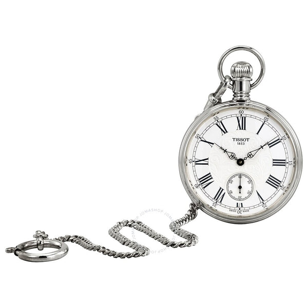 Tissot Lepine Silver Dial Hand Wound Pocket Watch T861.405.99.033.00 - The Watches Men & Co
