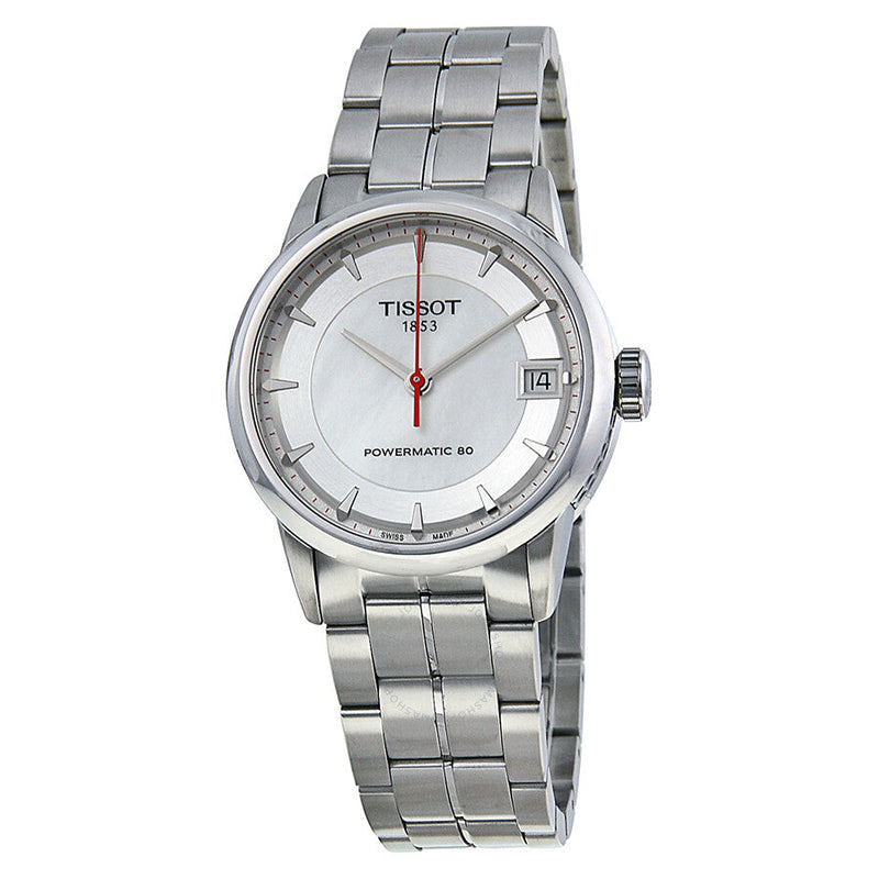 Tissot Luxury Asian Games Automatic Mother of Pearl Dial Stainless Steel Ladies Watch T0862071111101 - The Watches Men & Co
