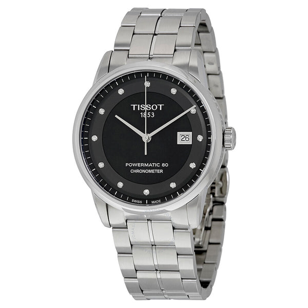 Tissot Luxury Automatic Black Diamond Dial Men's Watch T086.408.11.056.00 - The Watches Men & Co