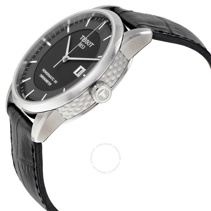 Tissot Luxury Automatic Stainless Steel Black Dial Men's Watch T0864081605100 - The Watches Men & Co #2