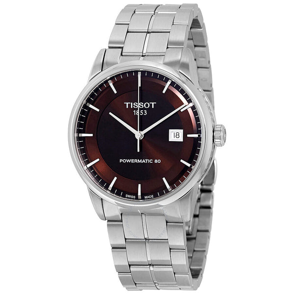 Tissot Luxury Powermatic 80 Brown Dial Men's Watch T086.407.11.291.00 - The Watches Men & Co
