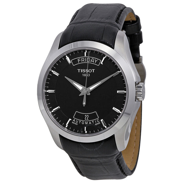 Tissot Men's Couturier Black Dial Watch T035.407.16.051.00 - The Watches Men & Co