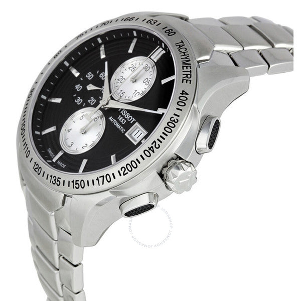 Tissot Men's Veloci T Chronograph Black Dial Watch T0244271105100 - The Watches Men & Co #2