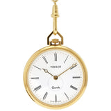 Tissot T-Pocket Lepine Quartz White Dial Unisex Pocket Watch T82.4.553.13 - The Watches Men & Co #3