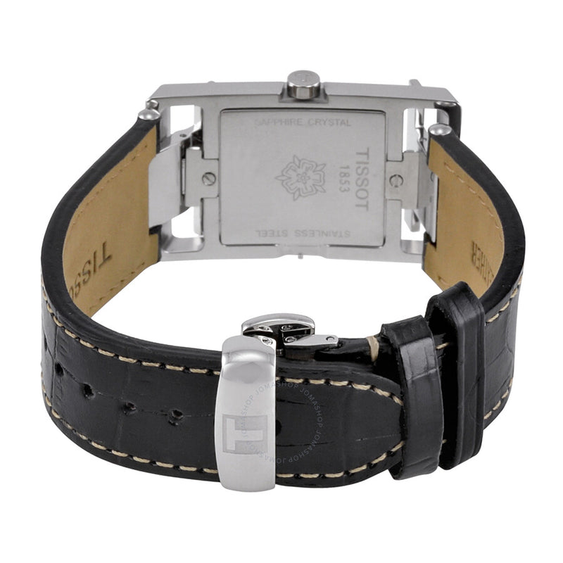 Tissot My-T Open Black Dial Black Leather Ladies Watch T032.309.16.057.00 - The Watches Men & Co #3