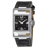 Tissot My-T Open Black Dial Black Leather Ladies Watch T032.309.16.057.00 - The Watches Men & Co