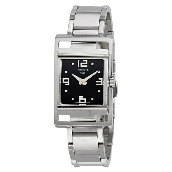 Tissot My-T Open Steel Mother of Pearl Dial Ladies Watch T032.309.11.057.00 - The Watches Men & Co