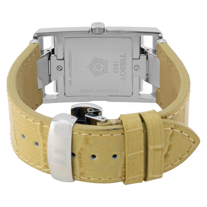 Tissot My T Silver Dial Beige Leather Ladies Watch T032.309.16.037.00 - The Watches Men & Co #3