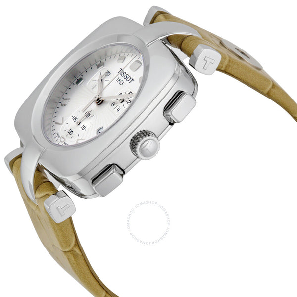 Tissot Odaci-T Chronograph Silver Dial Ladies Watch T0203171603700 - The Watches Men & Co #2