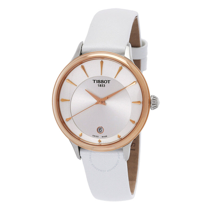 Tissot Odaci-T Quartz Silver Dial Ladies Watch T133.210.26.031.00 - The Watches Men & Co