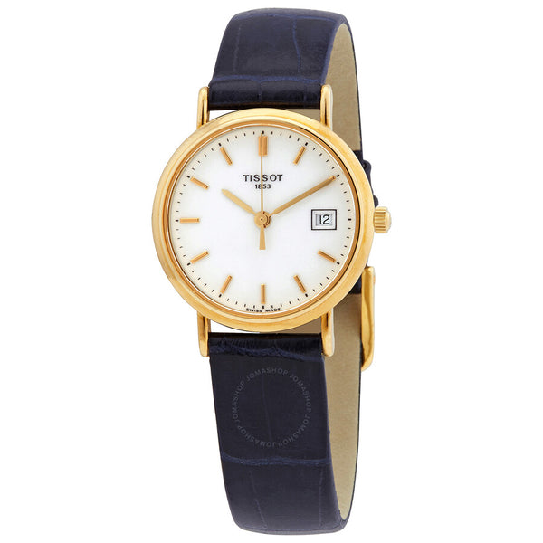 Tissot Orovil Quartz White Dial Ladies Watch T71.3.127.11 - The Watches Men & Co