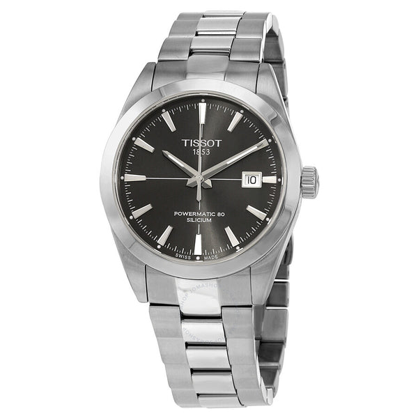 Tissot Gentleman Powermatic 80 Silicium Automatic Chronometer Anthracite Dial Men's Watch T127.407.11.061.01 - The Watches Men & Co