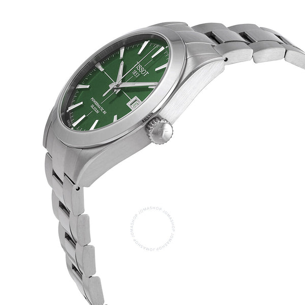 Tissot Gentleman Powermatic 80 Silicium Automatic Green Dial Men's Watch T127.407.11.091.01 - The Watches Men & Co #2