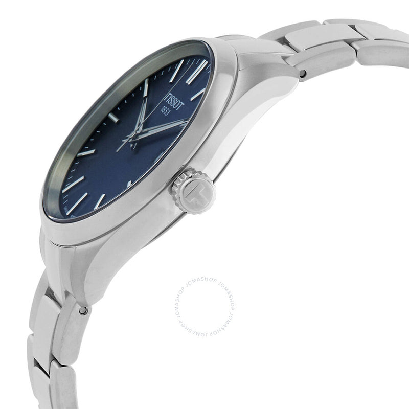 Tissot PR 100 Quartz Blue Dial Ladies Watch T1502101104100 - The Watches Men & Co #2