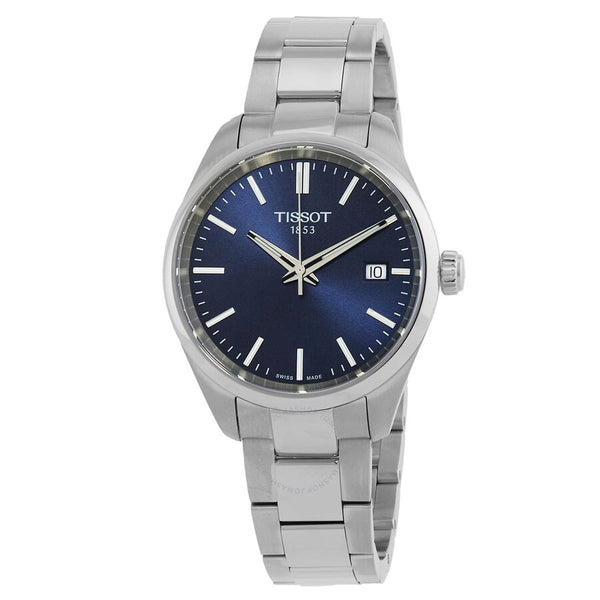 Tissot PR 100 Quartz Blue Dial Ladies Watch T1502101104100 - The Watches Men & Co