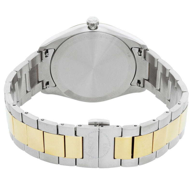 Tissot PR 100 Quartz Blue Dial Two-Tone Men's Watch T1504102204100 - The Watches Men & Co #3