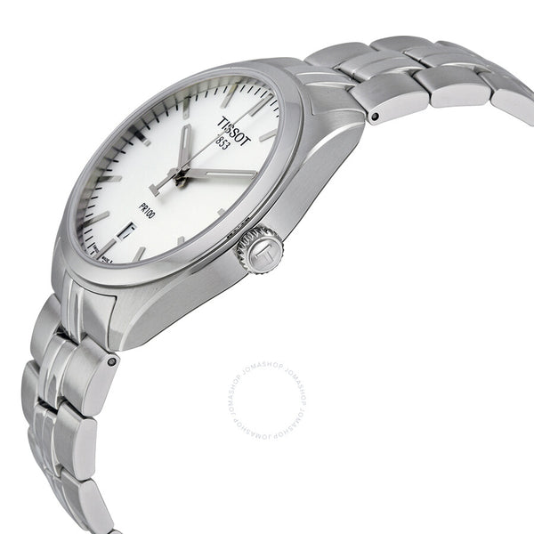 Tissot PR100 Silver Dial Stainless Steel Men's Watch T1014101103100 - The Watches Men & Co #2