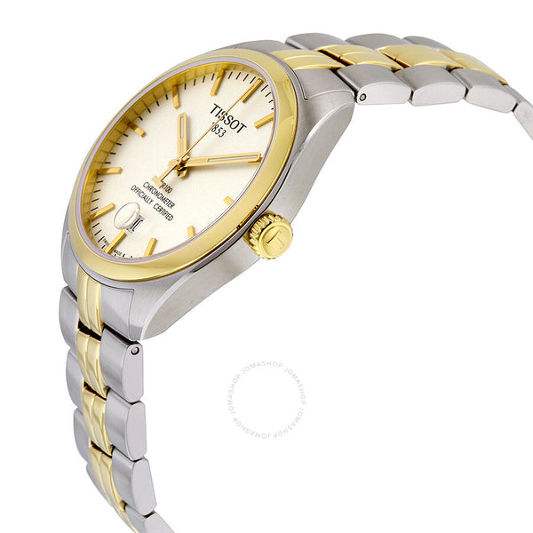 Tissot PR100 Chronometer Two-tone Men's Watch T1014512203100 - The Watches Men & Co #2