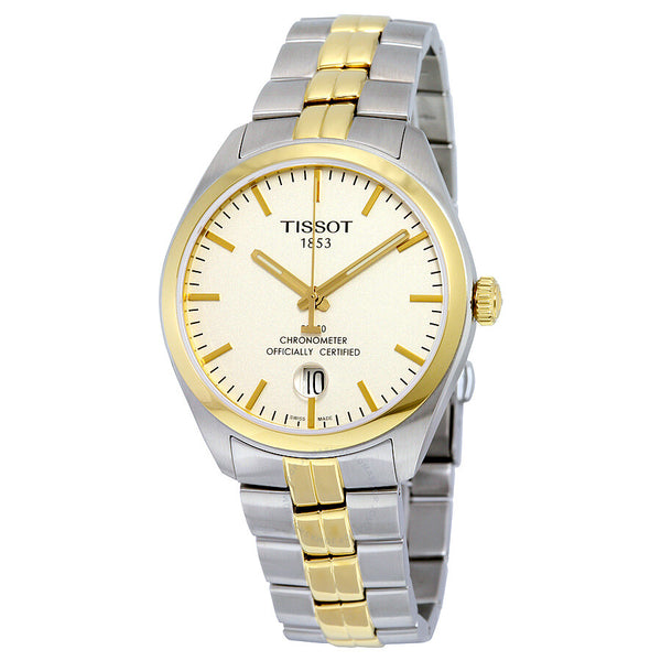 Tissot PR100 Chronometer Two-tone Men's Watch T1014512203100 - The Watches Men & Co