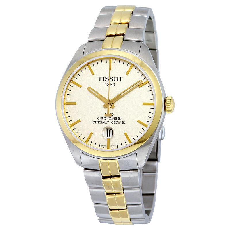 Tissot PR100 Chronometer Two-tone Men's Watch T1014512203100 - The Watches Men & Co