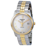 Tissot PR100 Silver Dial Two-Tone Stainless Steel Men's Watch T0494102203301 - The Watches Men & Co