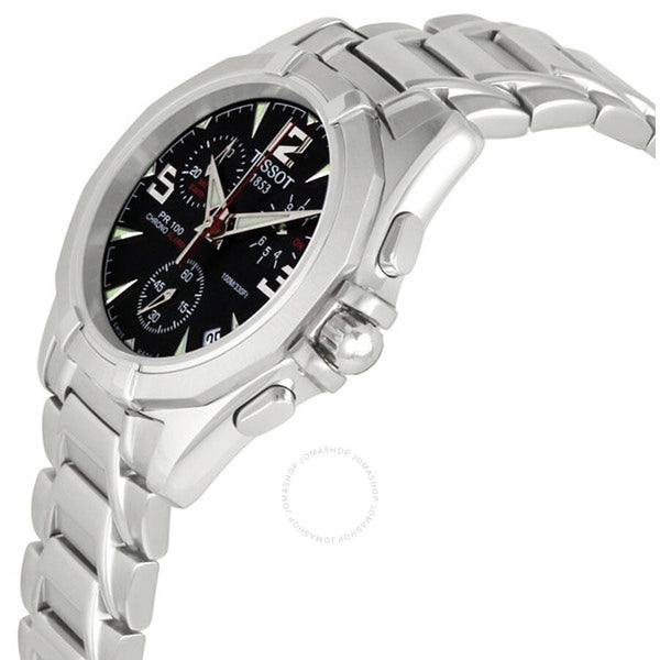 Tissot PR100 Steel Chronograph Black Men's Watch T14.1.486.52 - The Watches Men & Co #2