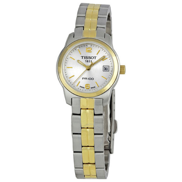 Tissot PR100 Two-tone Ladies Watch T049.210.22.037.00 - The Watches Men & Co