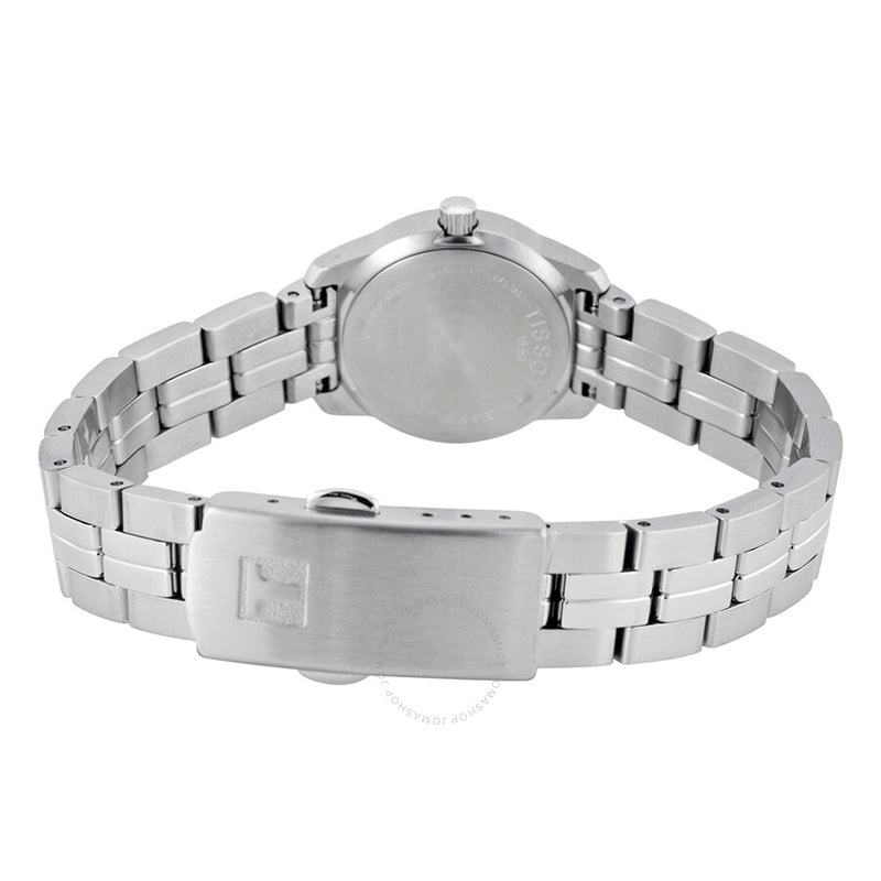 Tissot PR100 White Dial Stainless Steel Ladies Watch T0492101101700 - The Watches Men & Co #3