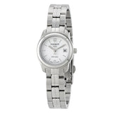 Tissot PR100 White Dial Stainless Steel Ladies Watch T0492101101700 - The Watches Men & Co
