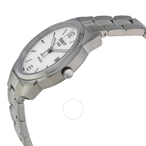 Tissot PR100 White Dial Stainless Steel Men's Watch T0494101101700 - The Watches Men & Co #2