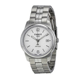 Tissot PR100 White Dial Stainless Steel Men's Watch T0494101101700 - The Watches Men & Co
