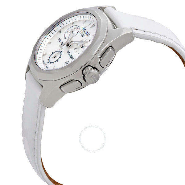 Tissot PRC 100 Chronograph Silver Dial Ladies Watch T008.217.16.111.00 - The Watches Men & Co #2
