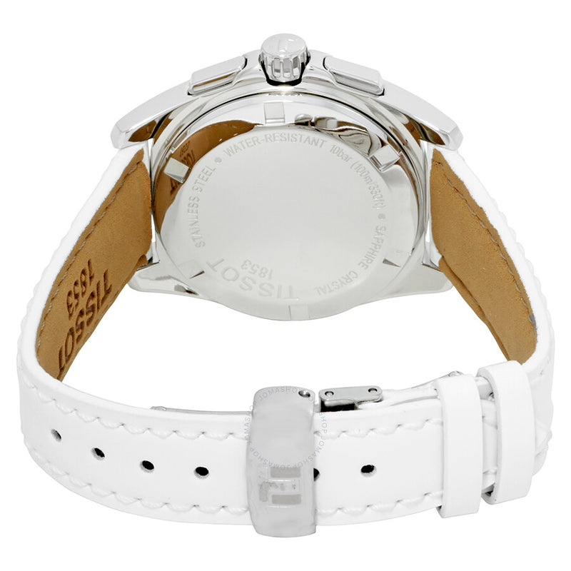 Tissot PRC 100 Chronograph Silver Dial Ladies Watch T008.217.16.111.00 - The Watches Men & Co #3