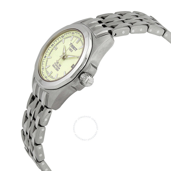 Tissot PRC 100 Quartz Ivory Dial Ladies Watch T008.010.44.261.00 - The Watches Men & Co #2