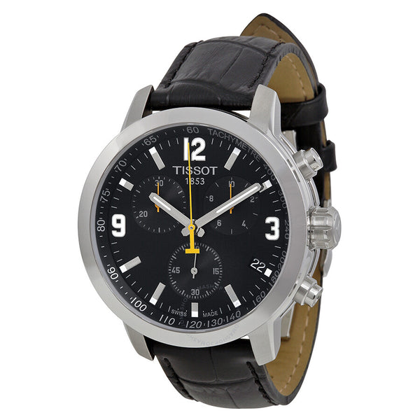 Tissot PRC 200 Chronograph Black Dial Men's Watch T0554171605700 - The Watches Men & Co