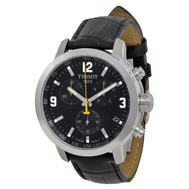 Tissot PRC 200 Chronograph Black Dial Men's Watch T0554171605700 - The Watches Men & Co