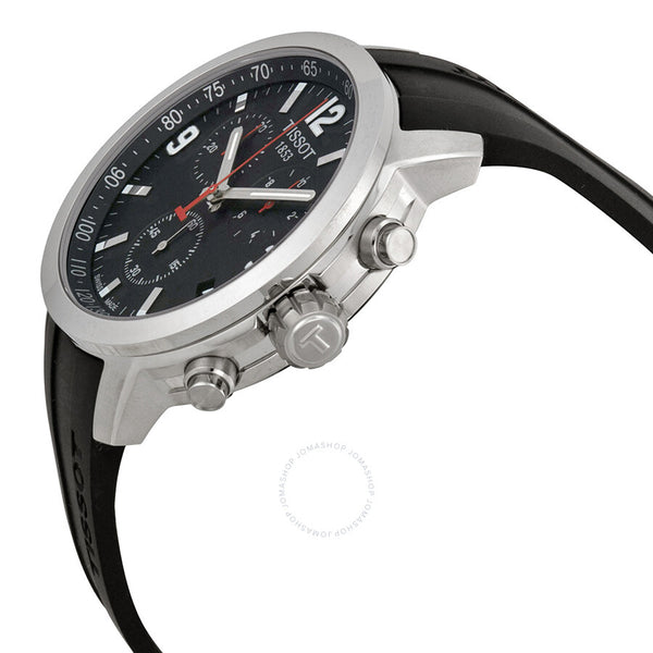 Tissot PRC 200 Chronograph Black Dial Men's Watch T0554171705700 - The Watches Men & Co #2