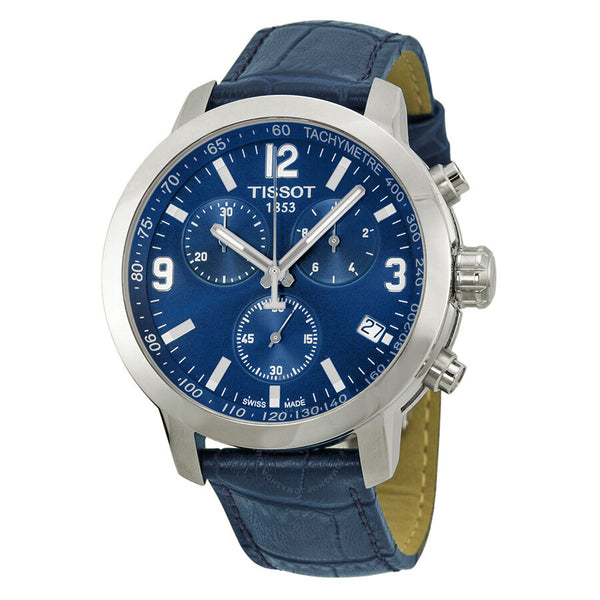 Tissot PRC 200 Chronograph Blue Dial Men's Watch T0554171604700 - The Watches Men & Co