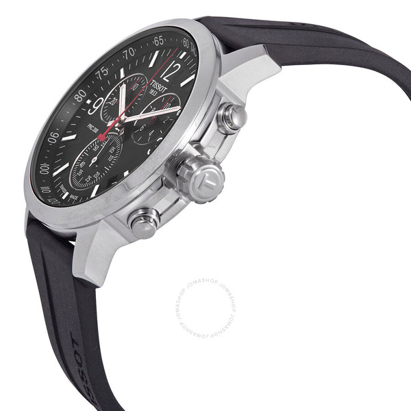 Tissot PRC 200 Chronograph Quartz Black Dial Men's Watch T114.417.17.057.00 - The Watches Men & Co #2