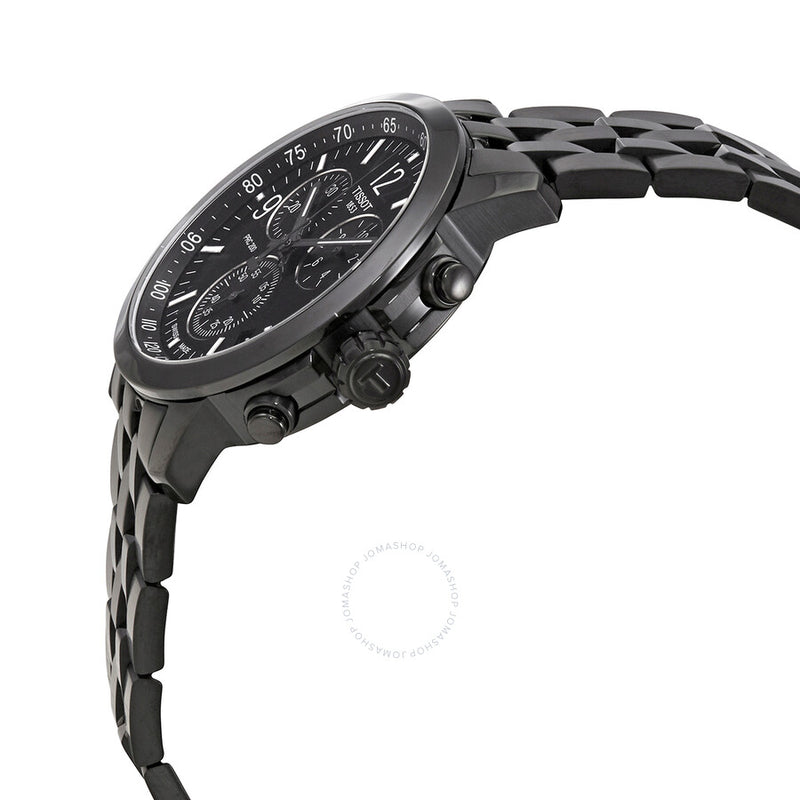Tissot PRC 200 Chronograph Quartz Black Dial Men's Watch T114.417.33.057.00 - The Watches Men & Co #2