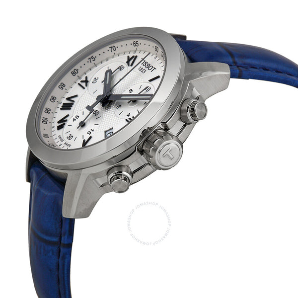 Tissot PRC 200 Chronograph Silver Dial Ladies Watch T0552171603300 - The Watches Men & Co #2
