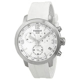 Tissot PRC 200 Chronograph White Dial Men's Watch T0554171701700 - The Watches Men & Co