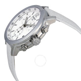 Tissot PRC 200 Chronograph White Dial Steel Watch T055.417.16.017.00 - The Watches Men & Co #2