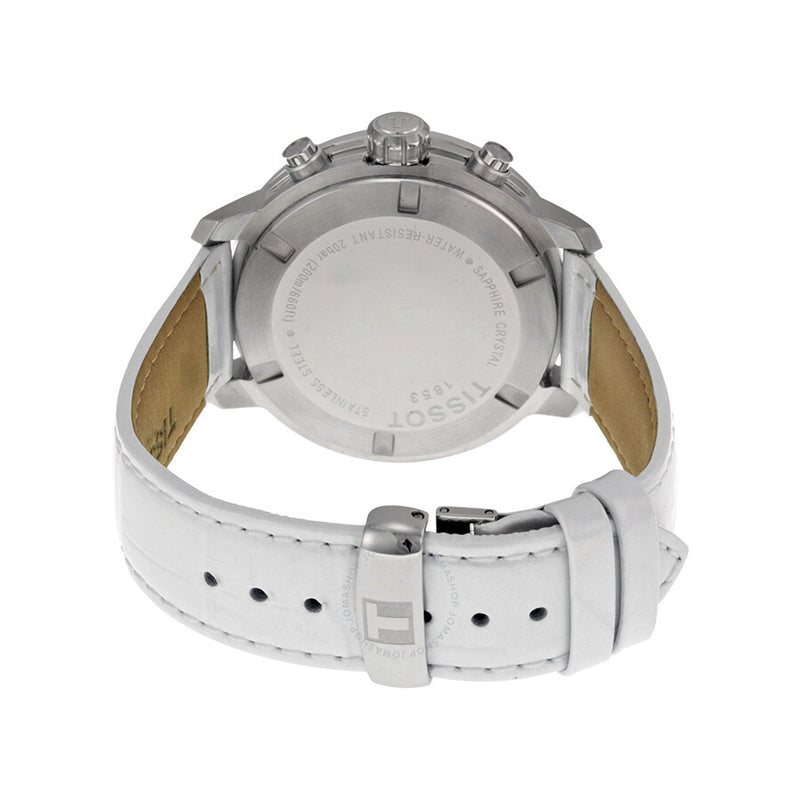 Tissot PRC 200 Chronograph White Dial Steel Watch T055.417.16.017.00 - The Watches Men & Co #3
